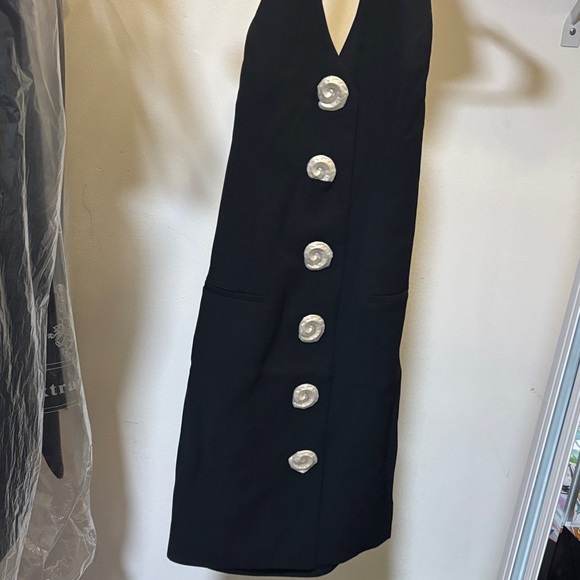 Black Dress with Gold Accents - Picture 1 of 3